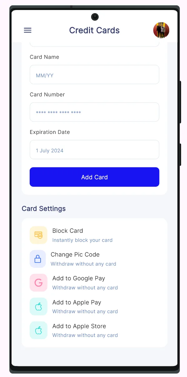 Bank Dash mobile screen 10