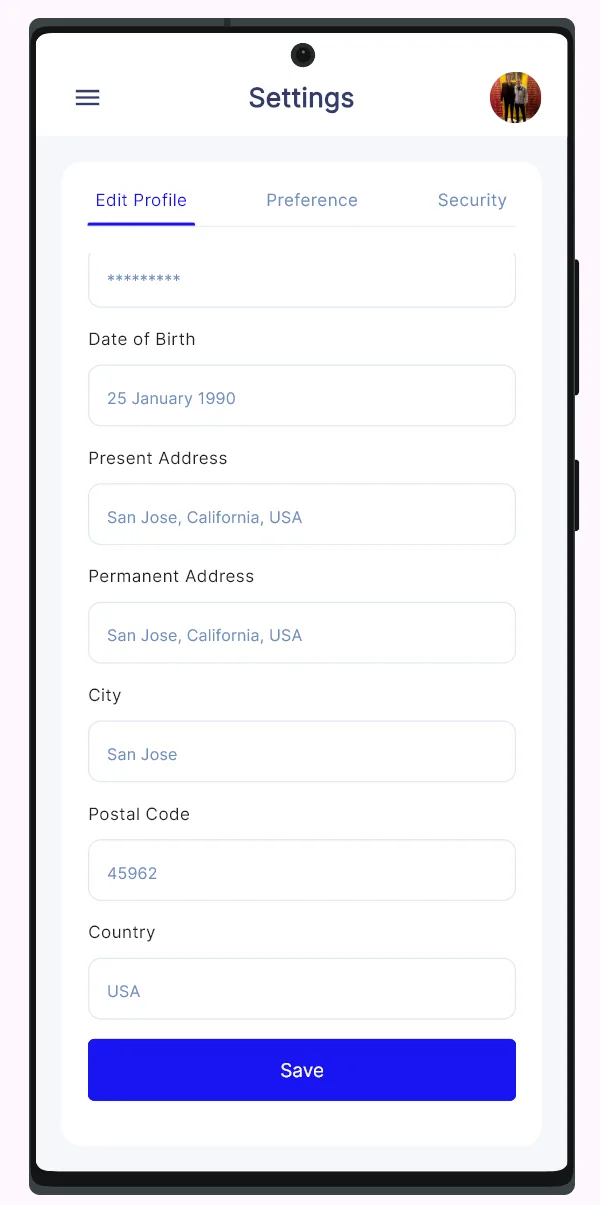 Bank Dash mobile screen 12