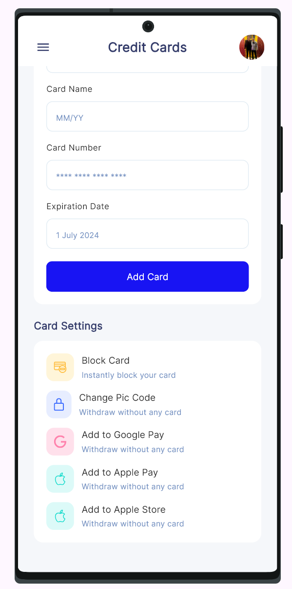 Bank Dash mobile screen 8