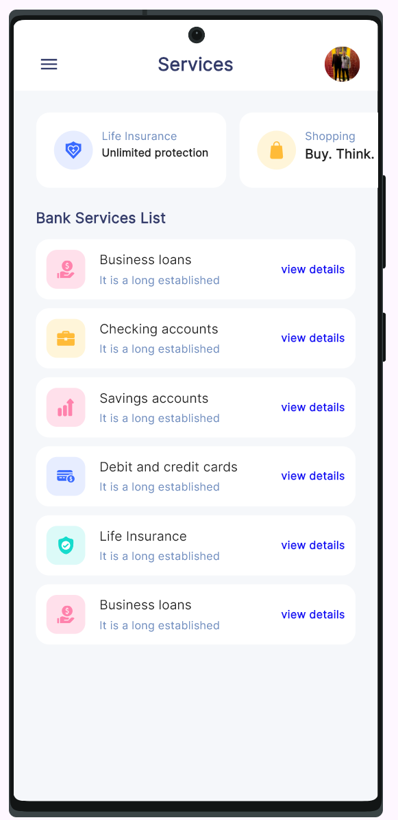 Bank Dash mobile screen 11