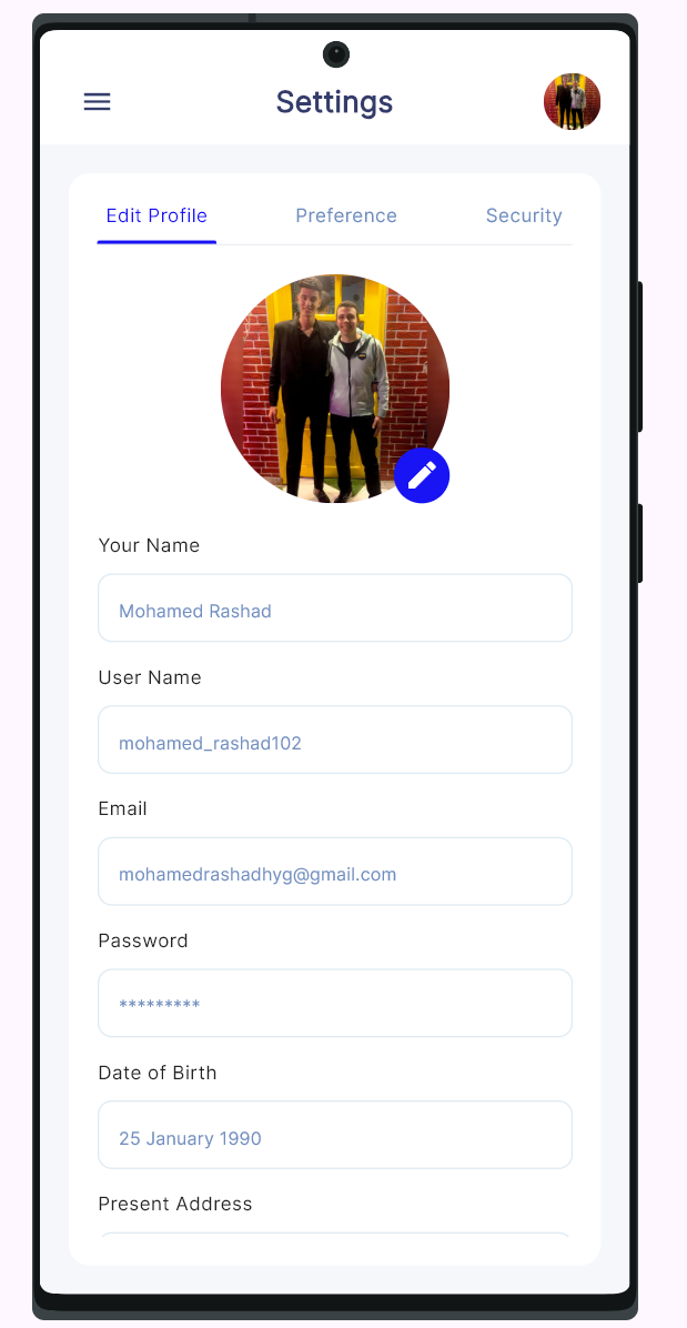 Bank Dash mobile screen 12