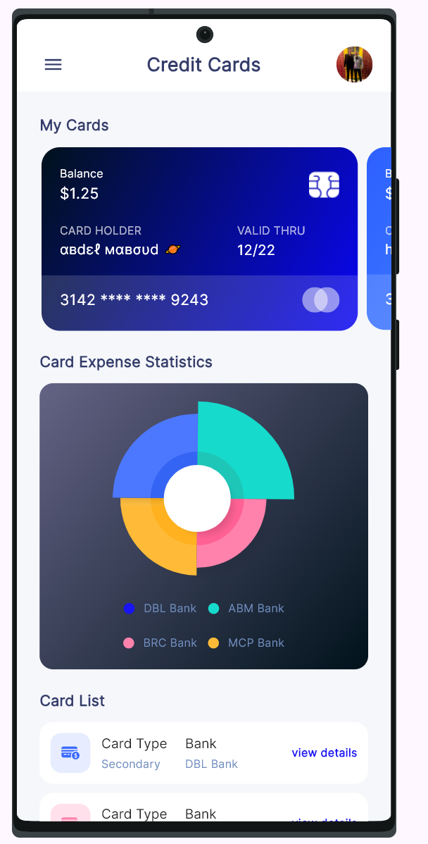 Bank Dash mobile screen 7