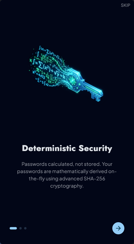 Kryptix mobile screen 1
