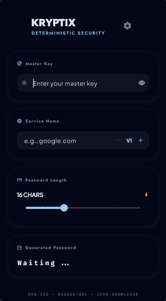 Kryptix mobile screen 4
